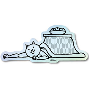 NYA-015 にゃんこ大戦争 ホログラムステッカー ねこタツ