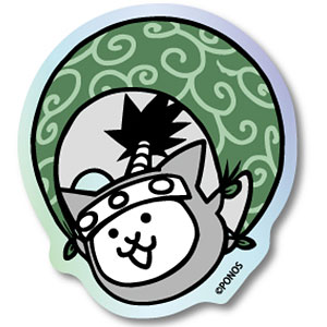 NYA-020 にゃんこ大戦争 ホログラムステッカー ムササビネコ忍者