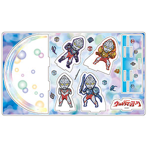プレミアム アクリルジオラマプレート「ウルトラマンアーク」01/ウルトラマンアーク(グラフアートイラスト)