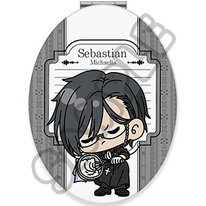 アニメ『黒執事 -寄宿学校編-』コンパクトミラー(楕円形) M-A(セバスチャン・ミカエリス)