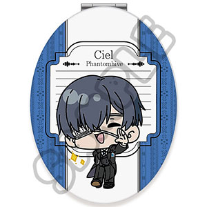 アニメ『黒執事 -寄宿学校編-』コンパクトミラー(楕円形) M-B(シエル・ファントムハイヴ)