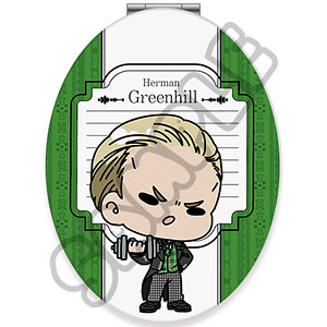 アニメ『黒執事 -寄宿学校編-』コンパクトミラー(楕円形) M-G(ハーマン・グリーンヒル)