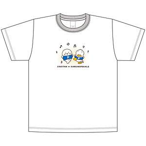 しろたん × はぴだんぶい Tシャツ / あひるのペックル(Mサイズ)