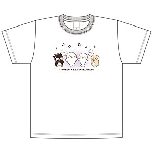 しろたん × はぴだんぶい Tシャツ / バッドばつ丸(Lサイズ)