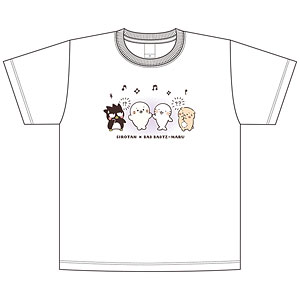 しろたん × はぴだんぶい Tシャツ / バッドばつ丸(XLサイズ)