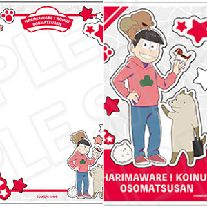 「おそ松さん」×「貼りまわれ！こいぬ」 硬質カードケース おそ松×犬々先輩・こいぬ・ポメ