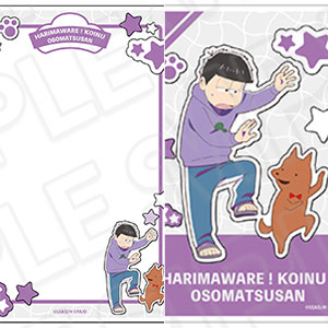 「おそ松さん」×「貼りまわれ！こいぬ」 硬質カードケース 一松×い朗