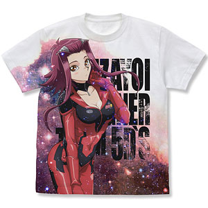 遊☆戯☆王5D’s 十六夜アキ フルグラフィックTシャツ/WHITE-L
