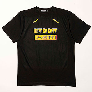 PACMAN OPENING SCREEN TEE ブラック S rvpcmn002