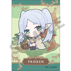 葬送のフリーレン アート缶バッジ フリーレン 蒼月草 ちまにわ