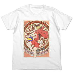 ハイキュー！！ 孤爪研磨 フルカラーTシャツ 飛翔Ver./WHITE-XL