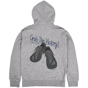 ハイキュー！！ 影山飛雄 シューズ ジップパーカー/MIX GRAY-M