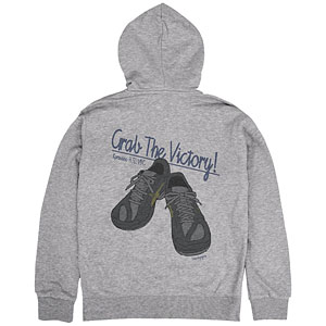ハイキュー！！ 影山飛雄 シューズ ジップパーカー/MIX GRAY-XL