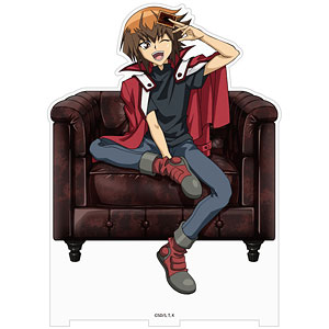 d*9様 遊戯王GX 遊城十代 一番カフェ アクリルミラーキーホルダー ビニール 遊城十代アクリルキーホルダー [遊☆戯☆王デュエルモンスターズ