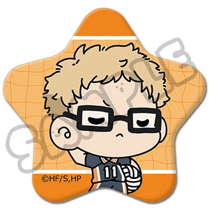 「ハイキュー！！」みんなmochocho化大作戦！第3弾 星型缶バッジ M-YA(月島蛍)