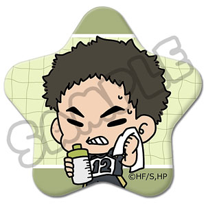 「ハイキュー！！」みんなmochocho化大作戦！第3弾 星型缶バッジ M-YF(尾長渉)