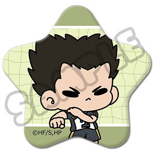 「ハイキュー！！」みんなmochocho化大作戦！第3弾 星型缶バッジ M-YG(鷲尾辰生)