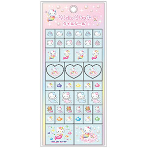 ハローキティ タイルシール マーメイド