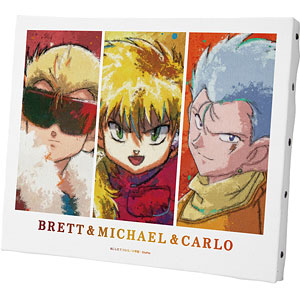 TVアニメ「爆走兄弟レッツ＆ゴー！！」 ブレット＆ミハエル＆カルロ grunge CANVAS キャンバスボード