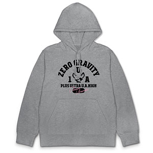 TVアニメ『僕のヒーローアカデミア』 麗日お茶子 カレッジ プルオーバーパーカー/MIX GRAY-L