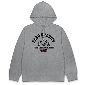 TVアニメ『僕のヒーローアカデミア』 麗日お茶子 カレッジ プルオーバーパーカー/MIX GRAY-XL