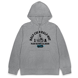 TVアニメ『僕のヒーローアカデミア』 轟焦凍 カレッジ プルオーバーパーカー/MIX GRAY-XL