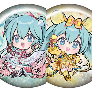 初音ミク 限定 描き下ろし 缶バッジ あやかしステージ 鴉天狗 10個セット 初音ミク キラキラ缶バッジ 約7.5cm あやかしステージ 玉兎