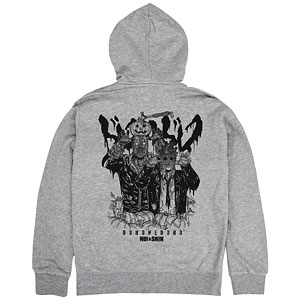 ドロヘドロ(原作版) 心＆能井 ジップパーカー Ver.2.0/MIX GRAY-M