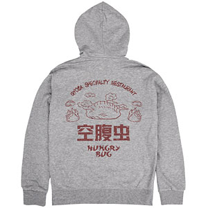 ドロヘドロ(原作版) 空腹虫 ジップパーカー/MIX GRAY-M
