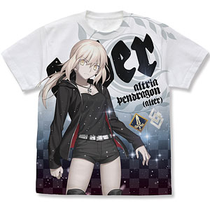 FGO アルトリア・ペンドラゴン サンタオルタ フルグラフィックTシャツ L ライダー/アルトリア・ペンドラゴン[サンタオルタ] フル