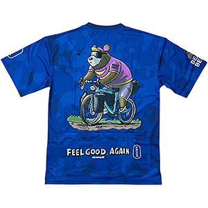 GORIDE PRCCA 3バックポケット付きワイドTシャツ グラベアー ブルー S