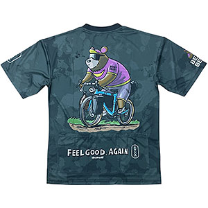 GORIDE PRCCA 3バックポケット付きワイドTシャツ グラベアー ブラック 3XL