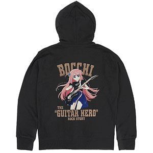コスパ・デポ限定 アニメ「ぼっち・ざ・ろっく！」 後藤ひとり 刺繍ジップパーカー Playing the guitar Ver./BLACK-M
