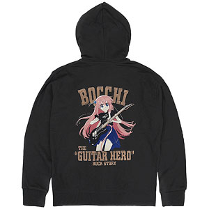 コスパ・デポ限定 アニメ「ぼっち・ざ・ろっく！」 後藤ひとり 刺繍ジップパーカー Playing the guitar Ver./BLACK-XL