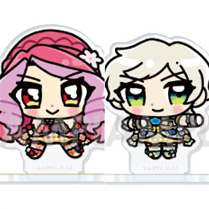 アイカツ！シリーズ アクリルスタンドセット Illustrated byあにゃ 12.エルザフォルテ＆騎咲レイ