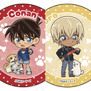 名探偵コナン カンバッジ(ブラインド) デフォルメいぬ ver. 10個入りセット