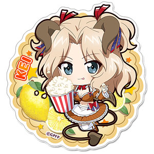 ガールズ＆パンツァー 最終章 ぷちちょこマグネットステッカー ケイ 小悪魔ウエイトレス