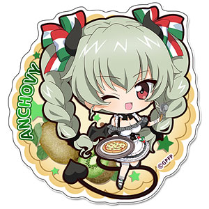ガールズ＆パンツァー 最終章 ぷちちょこマグネットステッカー アンチョビ 小悪魔ウエイトレス