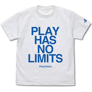 プレイステーション PLAY HAS NO LIMITS Tシャツ for PlayStation/WHITE-S