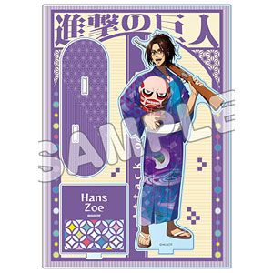 新品２個セット　エルヴィン　リヴァイ　アクリルスタンド　進撃の巨人　縁日 進撃の巨人〉エルヴィン・スミス&リヴァイ猫 アクリルスタンド