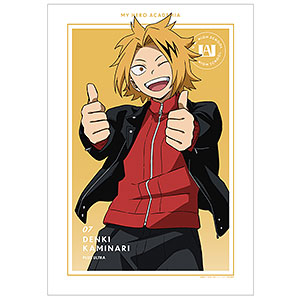 TVアニメ『僕のヒーローアカデミア』 描き下ろし 上鳴電気 記念撮影ver. A3マット加工ポスター