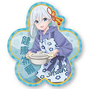 甘神さんちの縁結び お守り風ステッカー (6)甘神朝姫(花柄エプロン)