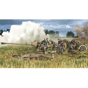 1/35 WW.II ドイツ軍88mm対戦車砲 Pak 43/3 L/71 簡易砲架付 豪華仕様 プラモデル