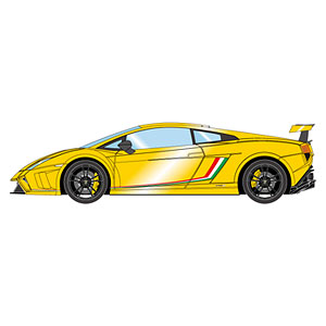 1/43 ランボルギーニ ガヤルド LP570-4 スクアドラコルセ 2014 ジアッロミダス