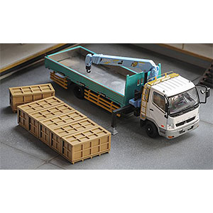 1/64 三菱ふそうファイター (1024) /クレーン付き レッド[ゲイン