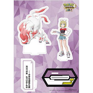 『ポケモンマスターズ EX』 バディーズ セリフアクリルスタンド カイ(スペシャル)＆ゾロアーク(ヒスイのすがた)