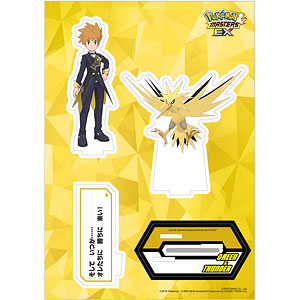 『ポケモンマスターズ EX』 バディーズ セリフアクリルスタンド グリーン(チャンピオン)＆サンダー
