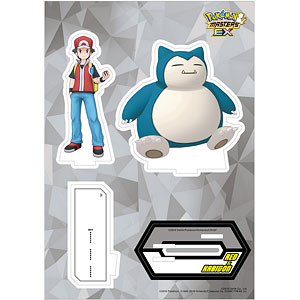 『ポケモンマスターズ EX』 バディーズ セリフアクリルスタンド レッド＆カビゴン