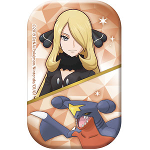 『ポケモンマスターズ EX』 スクエア缶バッジ シロナ＆ガブリアス