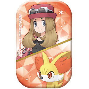 『ポケモンマスターズ EX』 スクエア缶バッジ セレナ＆フォッコ